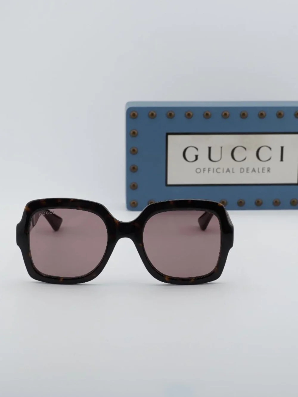Gucci GG1337S 009 Square Sunglasses - Havana/Violet